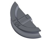 Metallkraft 1 1/4" szürkeöntvény hajlító szegmens HBP gépekhez