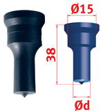 METALLKRAFT Körkivágó bélyeg Nr. 1 Ø14,0mm