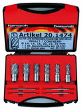 Metallkraft Koronafúró klt. Silver-Line 25; átm. 12/14/16/18/20/22m; 19mm weldonszár