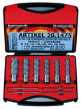 METALLKRAFT SILVER-LINE 50 Weldon koronafúró készlet 14/16/18/20/22/26mm / 50mm anyagv.-ig