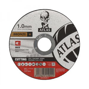 Norton Atlas inox vágókorong 115x1,0x22,23mm A60T, 25 db/csomag termék fő termékképe