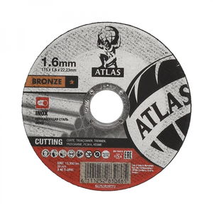 Norton Atlas inox vágókorong 115x1,6x22,23mm A46T, 25 db/csomag termék fő termékképe