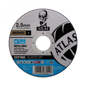 Norton Atlas fém vágókorong 115x2,5x22,23mm A30S, 25 db/csomag termék fő termékképe