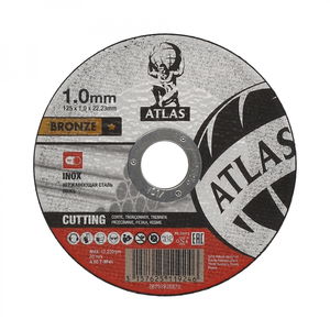 Norton Atlas inox vágókorong 125x1,0x22,23mm A60T, 25 db/csomag termék fő termékképe