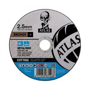 Norton Atlas fém vágókorong 150x2,5x22,23mm A30S, 25 db/csomag termék fő termékképe