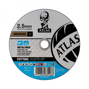 Norton Atlas Silver fém vágókorong 230x2,5x22,23mm A30S, 25 db/csomag termék fő termékképe