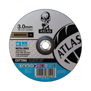 Norton Atlas fém vágókorong 230x3,0x22,23mm A30S, 25 db/csomag termék fő termékképe