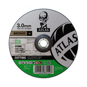 Norton Atlas kő vágókorong 230x3,0x22,23mm C30S, 25 db/csomag termék fő termékképe