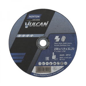 Norton Vulcan 230x1,9x22,23 mm fém vágókorong szett, 50+5 db/csomag termék fő termékképe