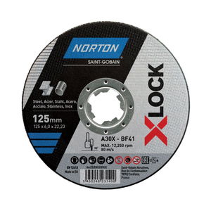 Norton X-Lock tisztítókorong 125x6,0x22,23mm, 10 db/csomag termék fő termékképe