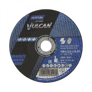 Norton Vulcan fém vágókorong 150x2,0x22,23mm, 25 db/csomag termék fő termékképe