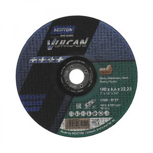 Norton Vulcan Norton Vulkán kő tisztítókorong 180x6,4x22,23mm C30R, 10 db/csomag termék fő termékképe