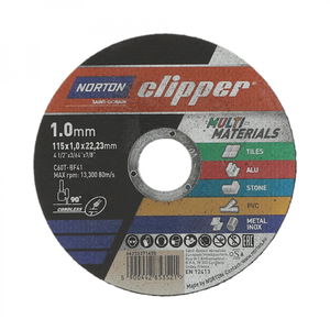 Norton Clipper Multimaterial vágókorong 115x1,0x22,23mm C60T, 25 db/csomag termék fő termékképe