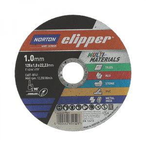 Norton Clipper Multimaterial vágókorong 125x146T,0x22,23mm C, 25 db/csomag termék fő termékképe