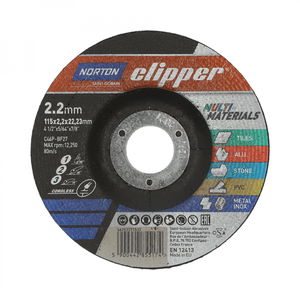 Norton Clipper Multimaterial vágókorong 115x2,2x22,23mm C46P, 25 db/csomag termék fő termékképe