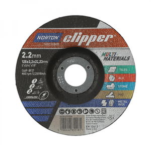 Norton Clipper Multimaterial vágókorong 125x2,2x22,23mm C46P, 25 db/csomag termék fő termékképe