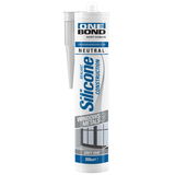 OneBond Silicone Construction Grey 7045 építőipari szilikon tömítőanyag szürke 300ml CS, 12 db/csomag