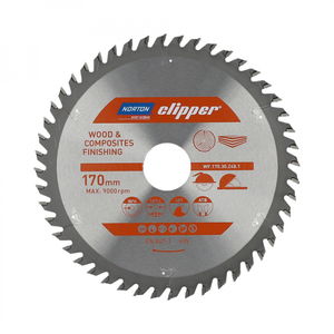 Norton Clipper Pro Wood Finishing körfűrészlap Ø170x30/16mm termék fő termékképe