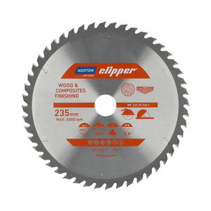 Norton Clipper Pro Wood Finishing körfűrészlap Ø235x30/16mm termék fő termékképe