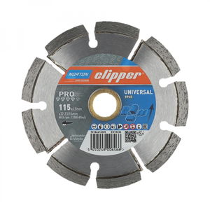 Norton Clipper Pro Universal TP gyémánt vágókorong Ø115x22,23x6,5 mm termék fő termékképe