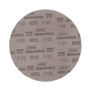 Norton MeshPower Aluminium-oxid M220 csiszolóháló Ø225 mm P120, 25 db/csomag termék fő termékképe