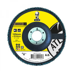 Atlas KX663 lamellás csiszolókorong Ø125x22 mm P40 sík, 10 db/csomag termék fő termékképe