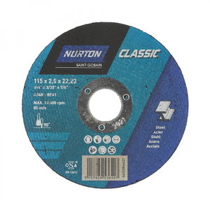 Norton Classic vágókorong 115x2,5x22,23 mm A24R, 25 db/csomag termék fő termékképe