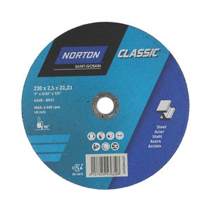 Norton Classic vágókorong 230x2,5x22,23 mm A24R 5 db, 5x5 db/csomag termék fő termékképe