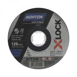 Norton X-Lock vágókorong 125x1,6x22,23mm A46T, 25 db/csomag