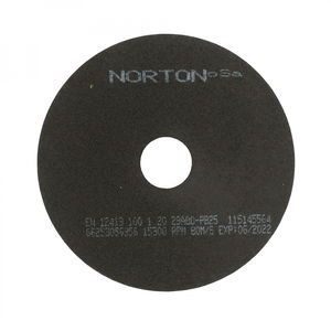 Norton Preciziós gépipari erősítés nélküli vágókorong 100x1x13 mm 57A 60 P B25, 25 db/csomag termék fő termékképe