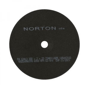 Norton Preciziós gépipari erősítés nélküli vágókorong 200x2x20 mm 23A 60 L B25, 25 db/csomag termék fő termékképe