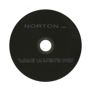 Norton Preciziós gépipari erősítés nélküli vágókorong 200x1,6x32 mm 57A 60 P B25, 25 db/csomag termék fő termékképe