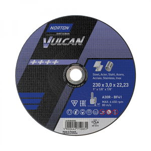 Norton Vulcan fém vágókorong 230x3,0x22,23mm, 25 db/csomag termék fő termékképe