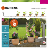 Gardena Micro-Drip-System indulókészlet cserepes növényekhez, S méret