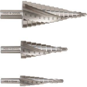 4-30MM LÉPCSŐS LEMEZFÚRÓ KÉSZLET termék fő termékképe