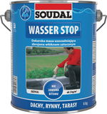 Soudal Wasser Stop vízálló, üvegszál erősítésű tetőjavító máz, 4 kg