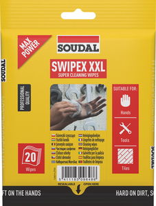 Soudal Swipex ipari tisztítókendő, 20 db/csomag termék fő termékképe