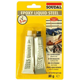 Soudal Epoxy Liquid Steel ragasztó, 30 g