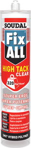 Soudal Fix ALL® High Tack Clear tömítő-ragasztó, 290 ml termék fő termékképe