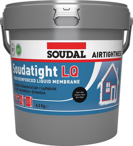 Soudal Soudatight LQ légtömör és párazáró folyékony membrán, 4.5 kg, fekete termék fő termékképe