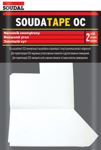 Soudal Soudatape OC külső sarok (3D), 105 mm x 105 mm, 2 db/csomag termék fő termékképe