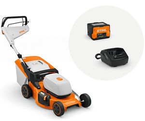 STIHL RMA 253 T akkumulátoros fűnyíró fix sebességű kerékhajtással (1 x 5.0 Ah Li-ion akkuval) termék fő termékképe