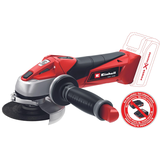 EINHELL TE-AG 18/115 Li - Solo Acc akkus sarokcsiszoló (akku és töltő nélkül, E-Box Basic kofferben)