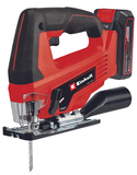 EINHELL TC-JS 18 Li akkus dekopírfűrész (1 x 2.5 Ah Li-ion akkuval, kofferben) + tartozékok