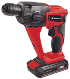 EINHELL TE-HD 18 Li akkus SDS-plus fúrókalapács (1 x 2.5 Ah Li-ion akkuval, kofferben) + tartozékok