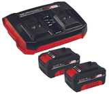 EINHELL 18 V 2 x 4.0 Ah Power-X-Change Twincharger Kit akkucsomag