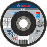 Bosch Pro Best For Metal Lamellás Csiszolókorong Fémre, Inoxra X571  Sarokcsiszolóhoz Domború