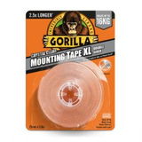 Gorilla Mounting Tape XL Kristálytiszta Kétoldalas Ragasztószalag 2,5 cm*3,8 mm