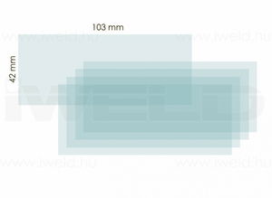 IWELD Nored Eye Belső Védőplexi 103*42 mm termék fő termékképe
