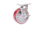 Kerék Nagyteherbírású 125*50 mm Talpas Forgós Fékes 450 kg  P701-46D125Z